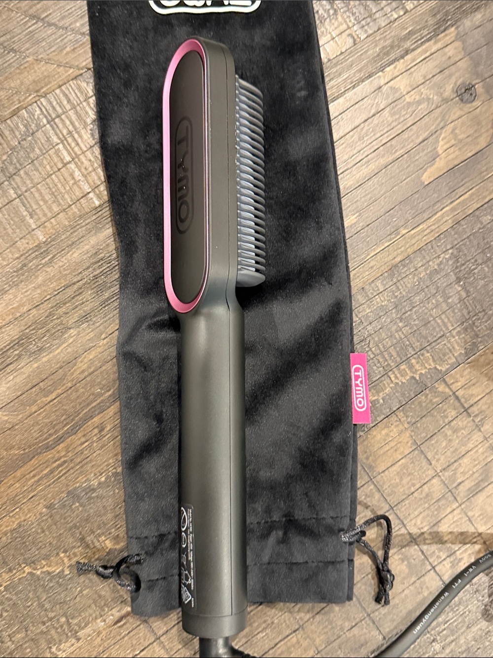 Tymo Ring Hair Straightening Comb Set Electric Ceramic Teeth New in box - Picture 4 of 16